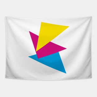 CMYK Triangles Tapestry