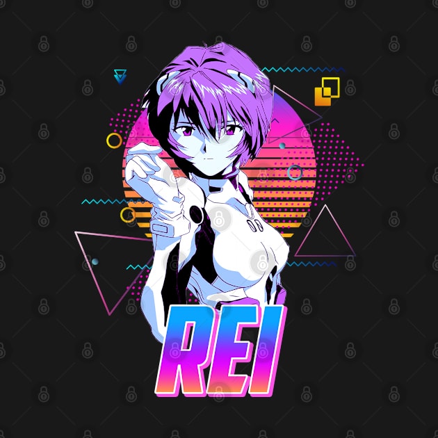 Rei Retro - Evangelion by Jack Jackson