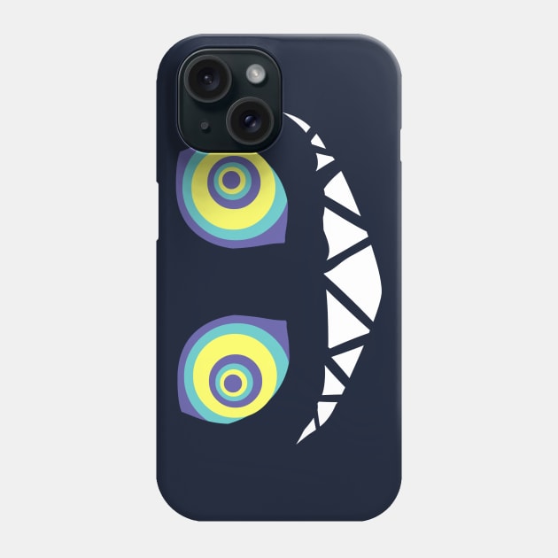 Creepy Hypnotic Face Design Phone Case by sky665