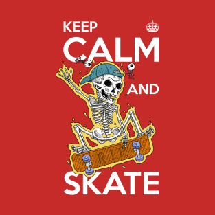 Keep Calm and Skate T-Shirt