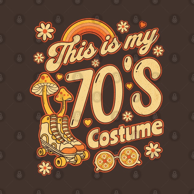 This is My 70's Costume Funny Seventies Costume Groovy Retro by OrangeMonkeyArt