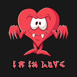 I'm in love funny cute red heart T-Shirt