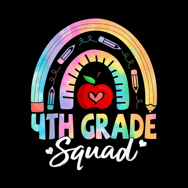 4th Grade Squad Back To School Fourth Grade Teacher Girls by Davito Pinebu 