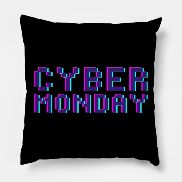 Cyber Monday Pillow by GMAT