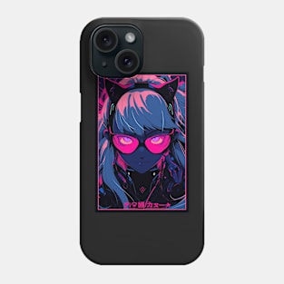 Anime Cat Girl | Quality Anime Design | Chibi Cat Girl Miaw | Manga Anime Art Phone Case