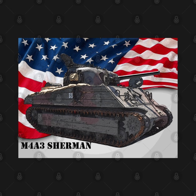 M4A3 Sherman tank by Toadman's Tank Pictures Shop