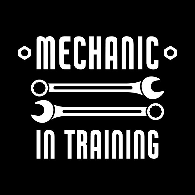 Mechanic In Training Car Mechanic Repairman Tool by Patricks Designs