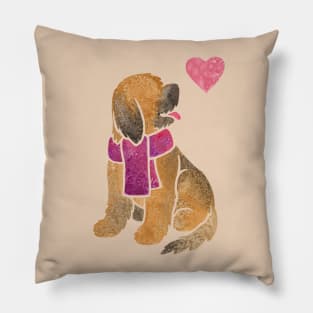 Briard watercolour Pillow