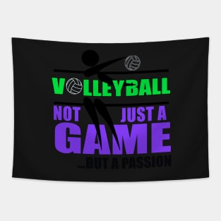 Not Just a Game, But a Passion- Volleyball Gifts Tapestry