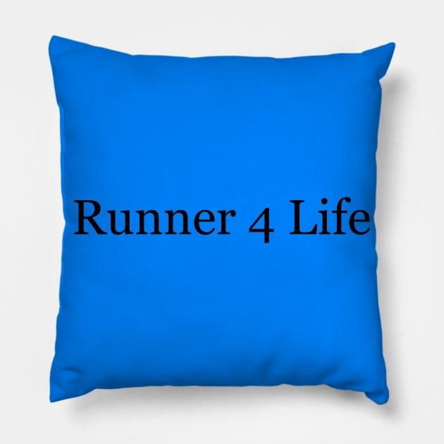 Runner 4 Life Pillow by L'Appel du Vide Designs by Danielle Canonico