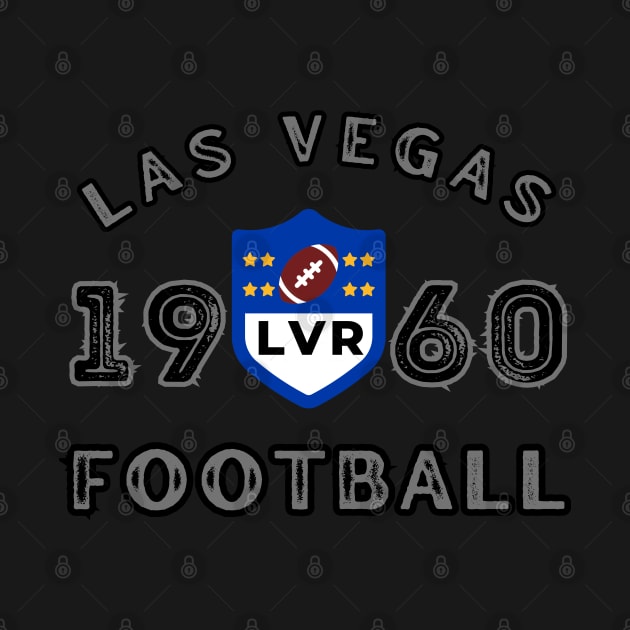 Las Vegas Football Vintage Style by Borcelle Vintage Apparel 