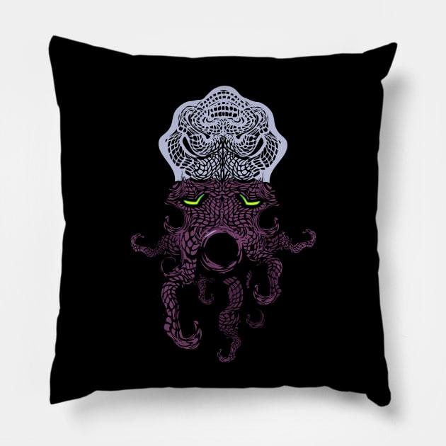 Big Octo Pillow by katiestack.art