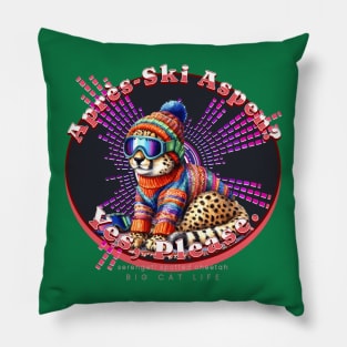 Apres-Ski Aspen Groovy Beanie Fast Cheetah 70C Pillow