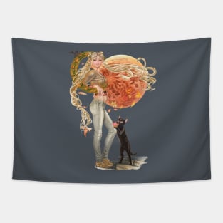 Usagi and Luna Tapestry