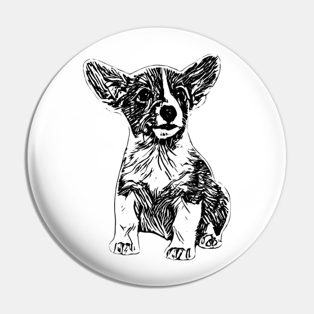 Jack Russel Pin by Nimmersatt