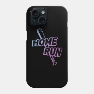 Home Run Baseball Neon Phone Case