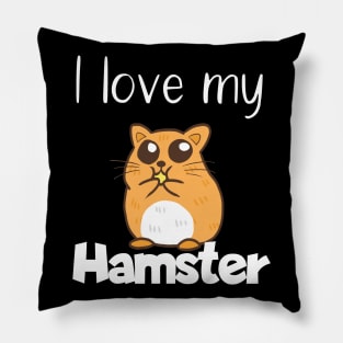 Pet I talk to my hamster Pillow