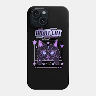 Nostalgic Kitty Tee: Y2K Japanese Retro Style Phone Case