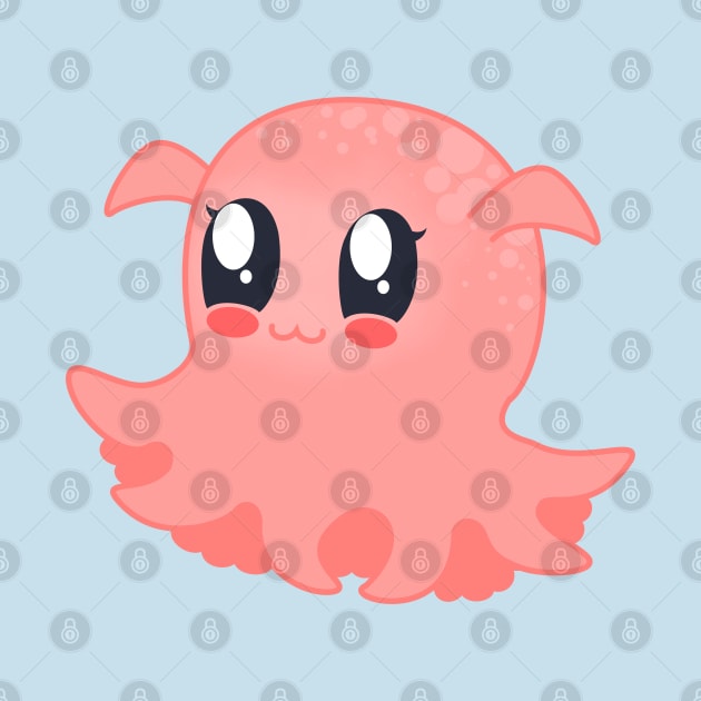 Adorable little Octopus by Megan Noble