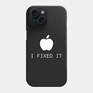 North & Geek - Apple i fixed it parody Phone Case