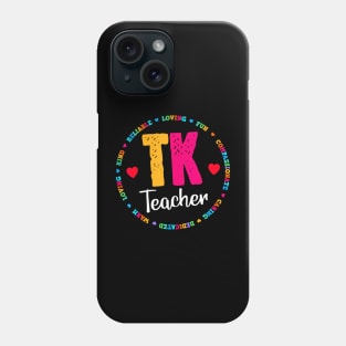 TK All Day Transitional Kindergarten Back To School Teacher Phone Case