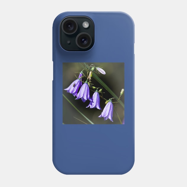 Wild Harebells Phone Case by Violaman