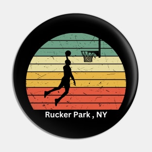 Celebration of Basketball in Rucker Park, NY Pin