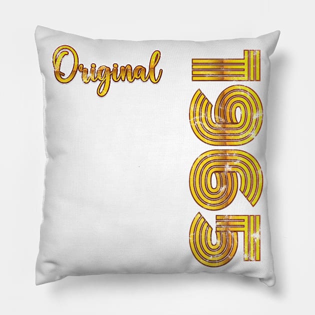 1965 Vintage Birthday gift Pillow by Rayrock76