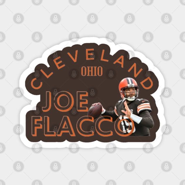 JOE FLACCO CLEVELAND Magnet by Alexander S.