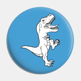 Tea Rex Pin