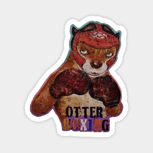 Otter Boxing Magnet by creese