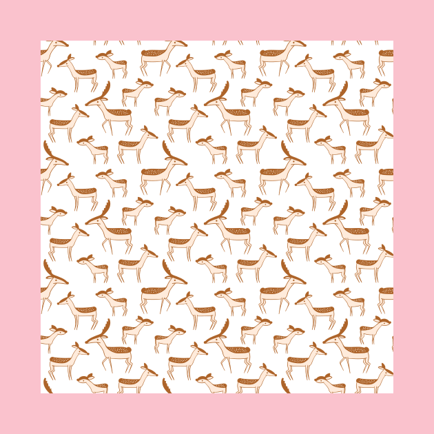 Deer aesthetic pattern by Grave Studio