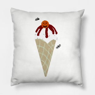 I Scream for Halloween Ice Cream Pillow