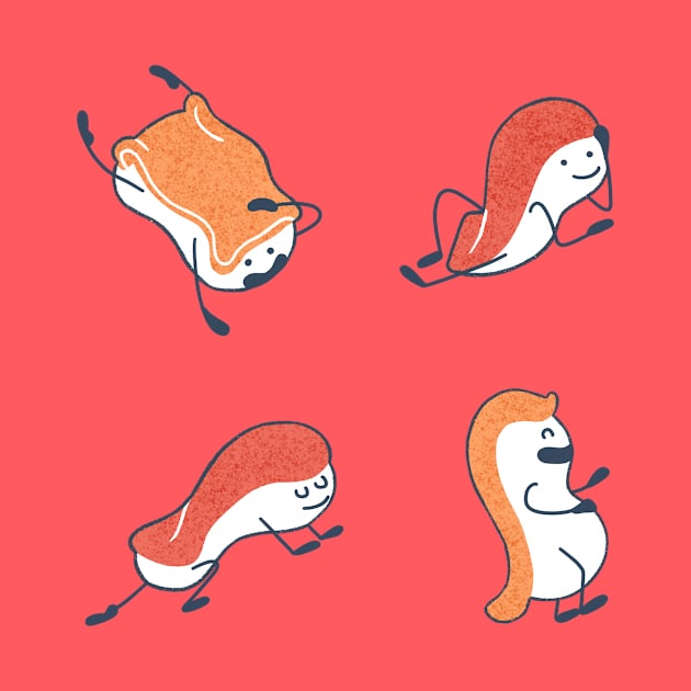 Set of funny Nigiri by Karla-Kiky