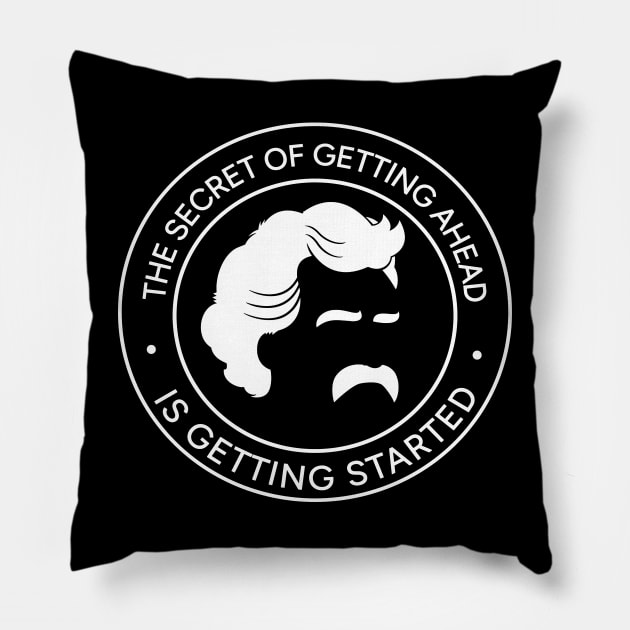 Mark Twain Pillow by valentinahramov