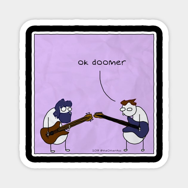 OK DOOMER Magnet by RyanJGillComics