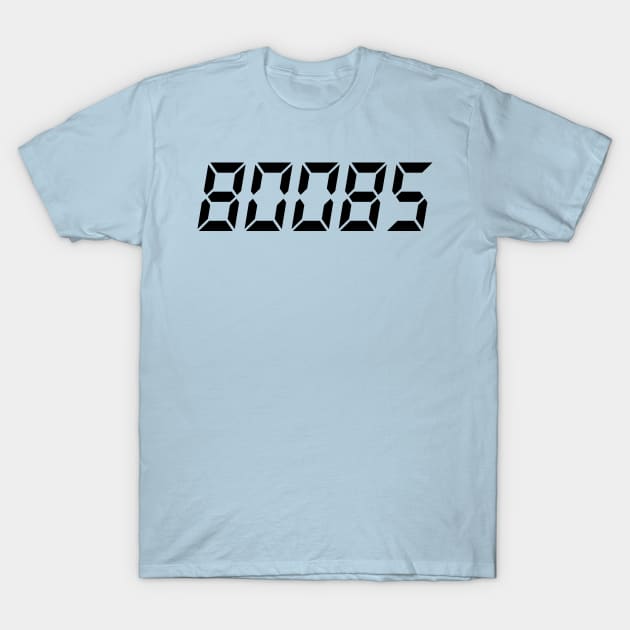  Funny Calculator Joke 80085 = BOOBS Math Student T-Shirt :  Clothing, Shoes & Jewelry