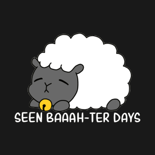 Cute fluffy sheep funny sheep pun T-Shirt