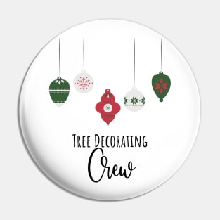 Tree Decorating Crew – Red Center Pin