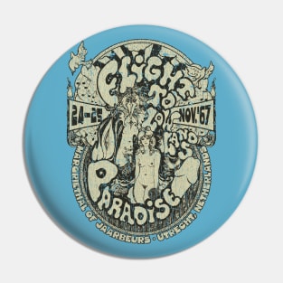 Flight to Lowlands Paradise 1967 Pin