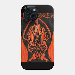 necrodream : Enormous Orange Brain  (E.O.B.) Phone Case