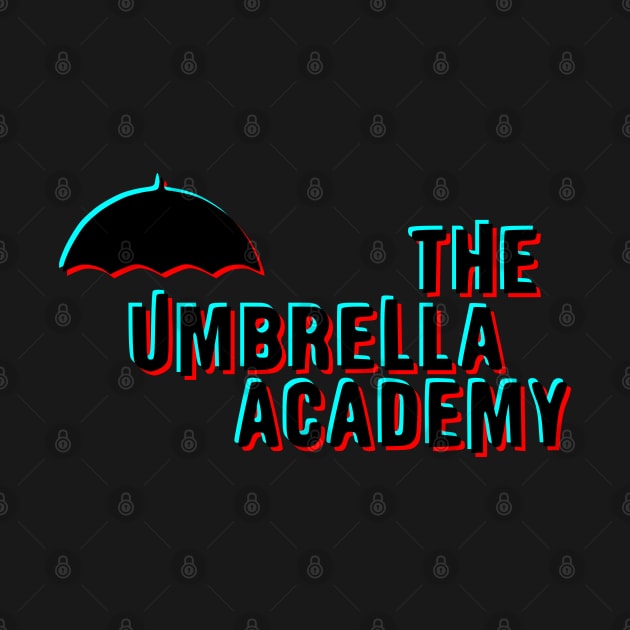 The Umbrella Academy Glitch - Black by VikingElf