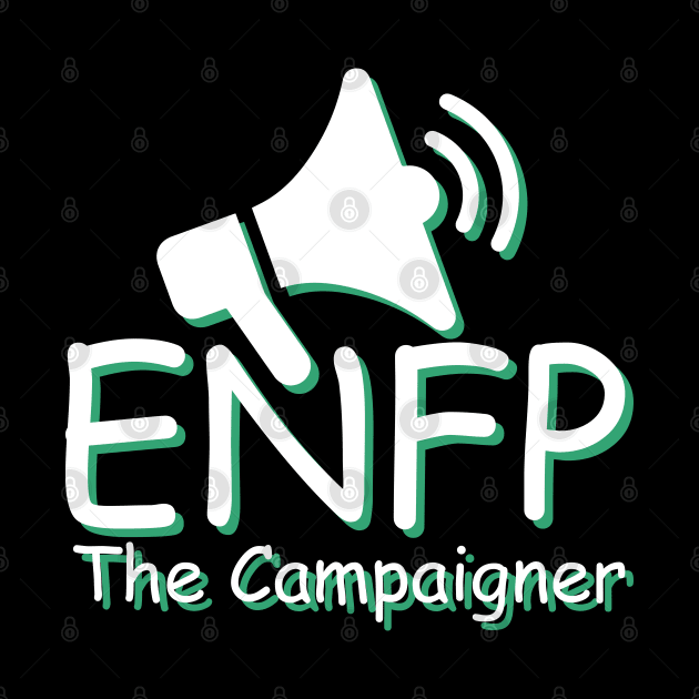 ENFP The Campaigner MBTI types 8D Myers Briggs personality gift with icon by FOGSJ