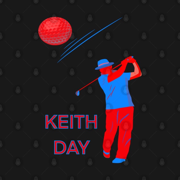 KEITH DAY NOVEMBER 7 NEON STYLE GOLFER by sailorsam1805