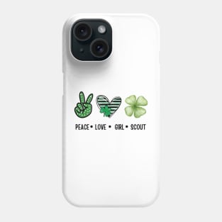 Peace Love Cookie Scout For Girls Bakery Cookie Season Phone Case