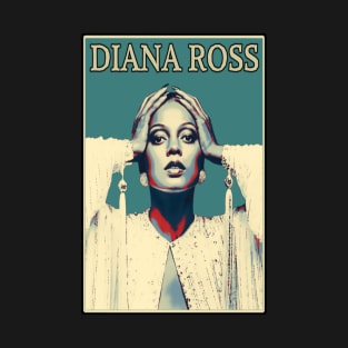 Poster green diana ross T-Shirt