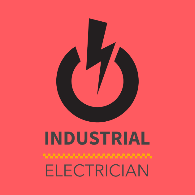 Industrial electrician wired for succes, electrician gift, High voltage, lineman by One Eyed Cat Design