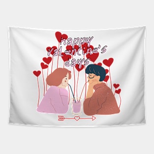 happy valentine Tapestry