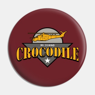 MI-24 Hind Crocodile Pin