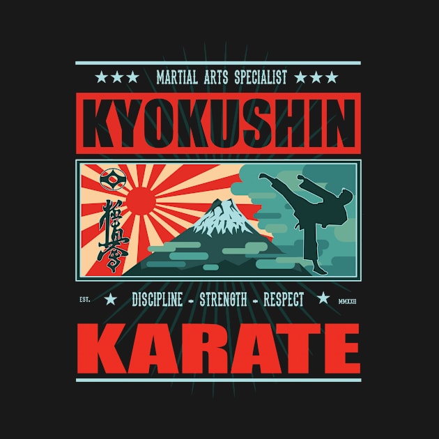 Kyokushin Karate Japan Design by Tolan79 Magic Designs